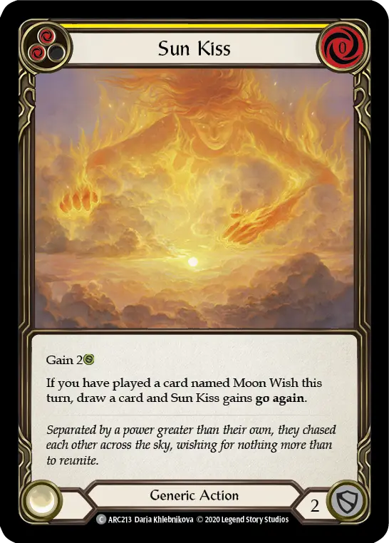 Card: Sun Kiss (yel)