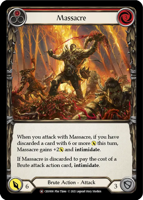 Card: Massacre (red)