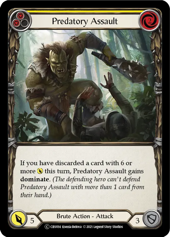 Card: Predatory Assault (yel)