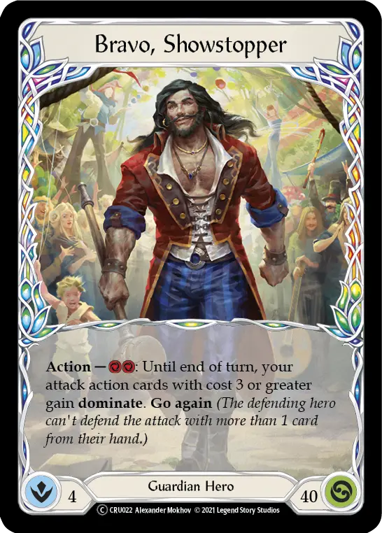 Card: Bravo, Showstopper