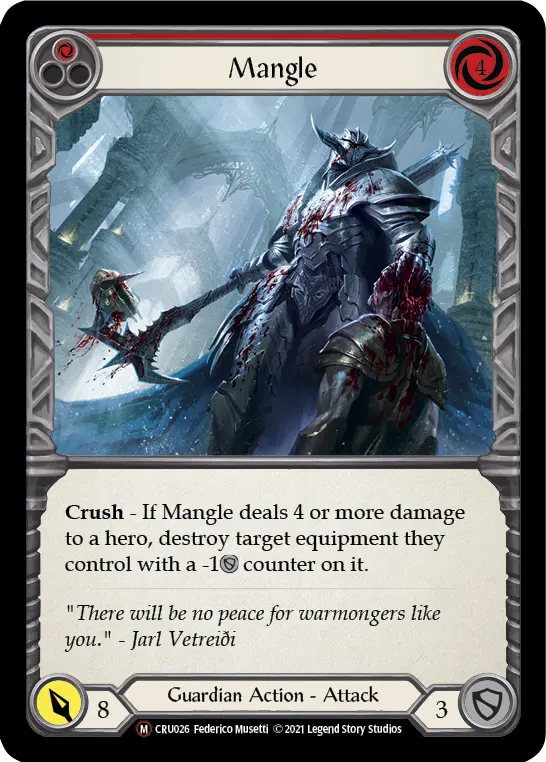 Card: Mangle (red)