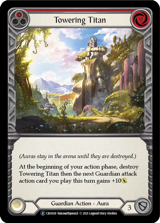 Card: Towering Titan (red)