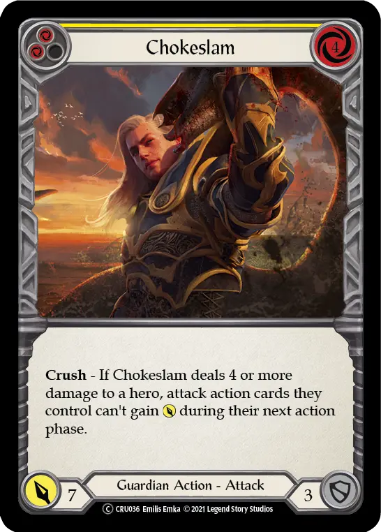 Card: Chokeslam (yel)