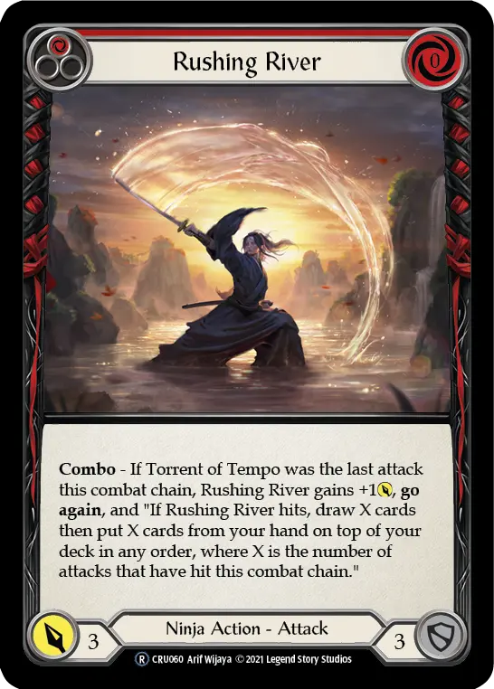 Card: Rushing River (red)