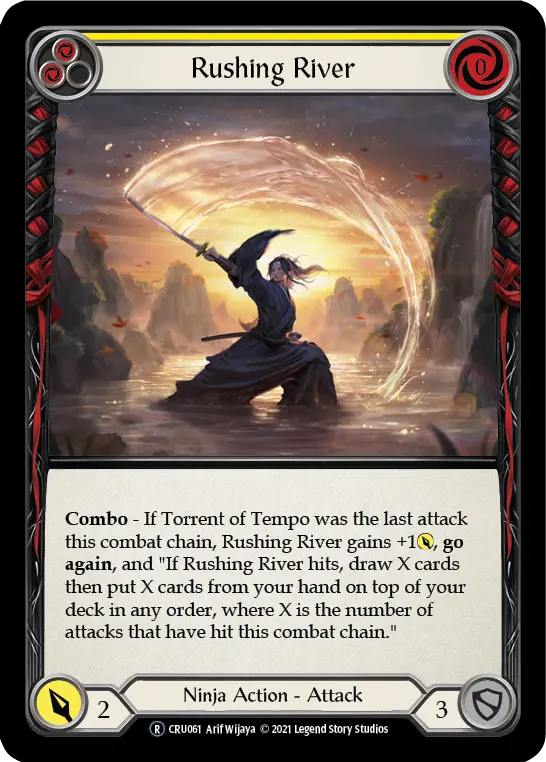 Card: Rushing River (yel)