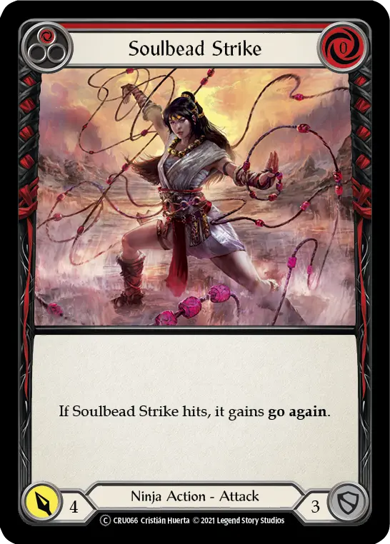 Card: Soulbead Strike (red)