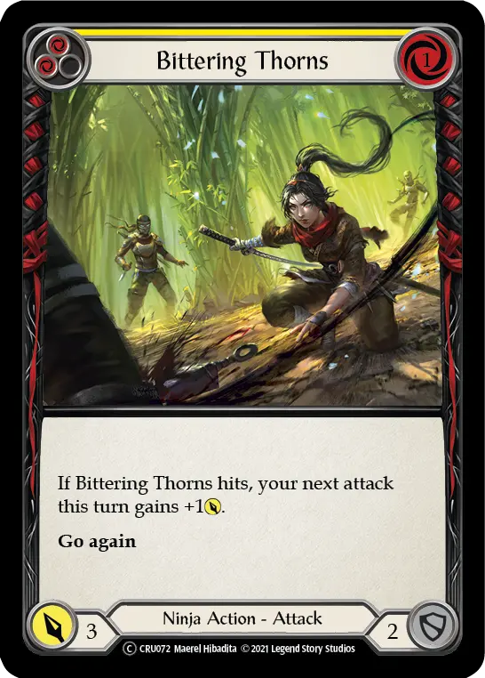 Card: Bittering Thorns (yel)