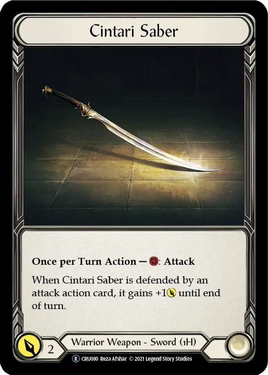 Card: Cintari Saber