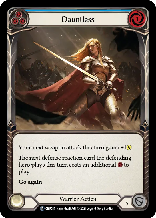 Card: Dauntless (blu)