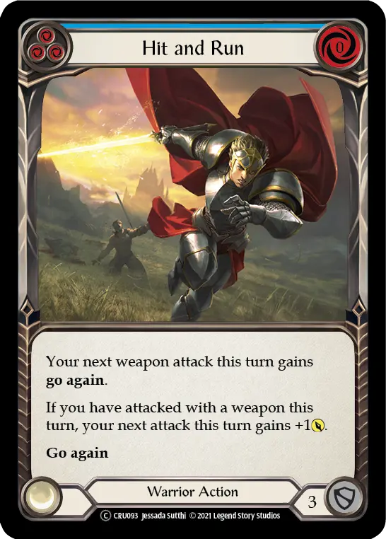 Card: Hit and Run (blu)