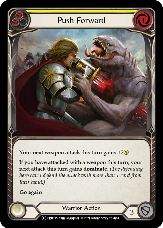Card: Push Forward (yel)