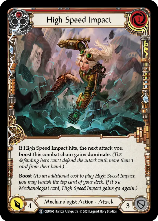 Card: High Speed Impact (red)