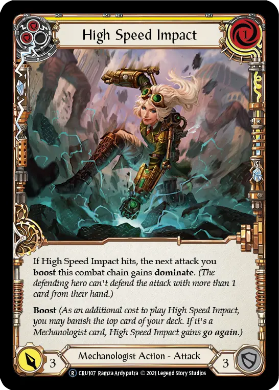 Card: High Speed Impact (yel)