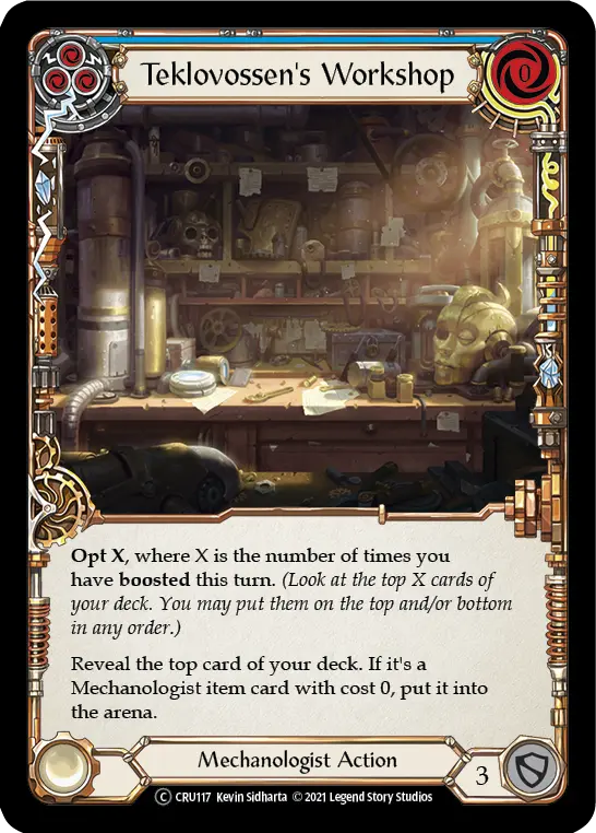 Card: Teklovossen's Workshop (blu)
