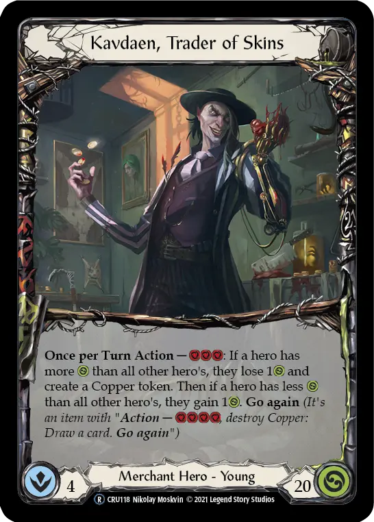 Card: Kavdaen, Trader of Skins