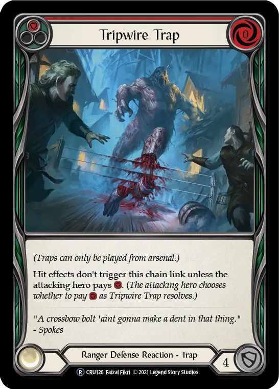 Card: Tripwire Trap (red)