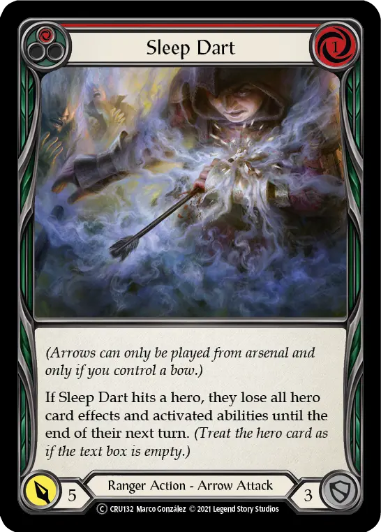 Card: Sleep Dart (red)