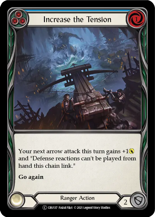 Card: Increase the Tension (blu)