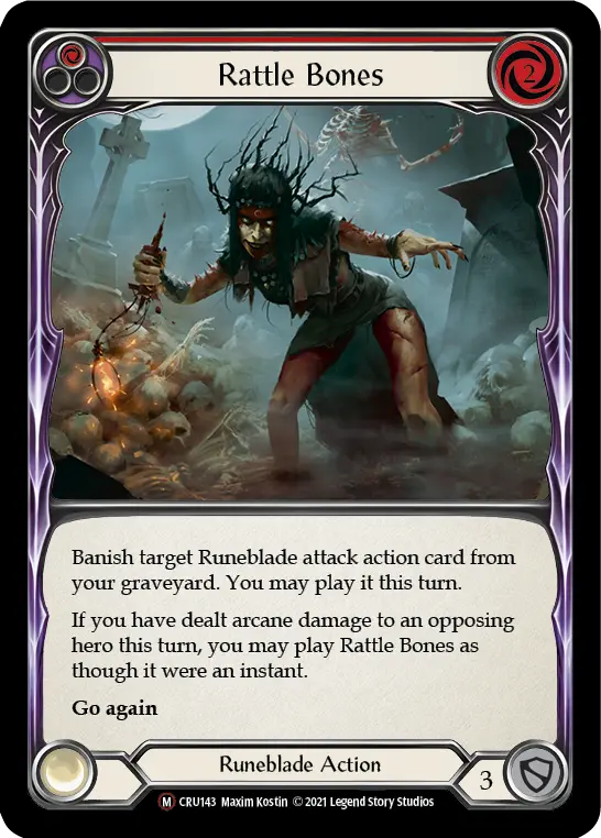 Card: Rattle Bones (red)