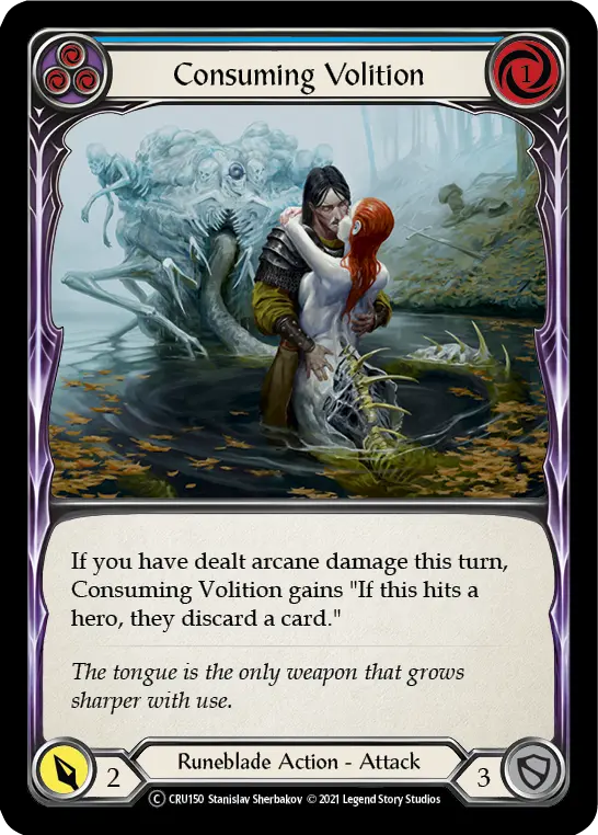 Card: Consuming Volition (blu)