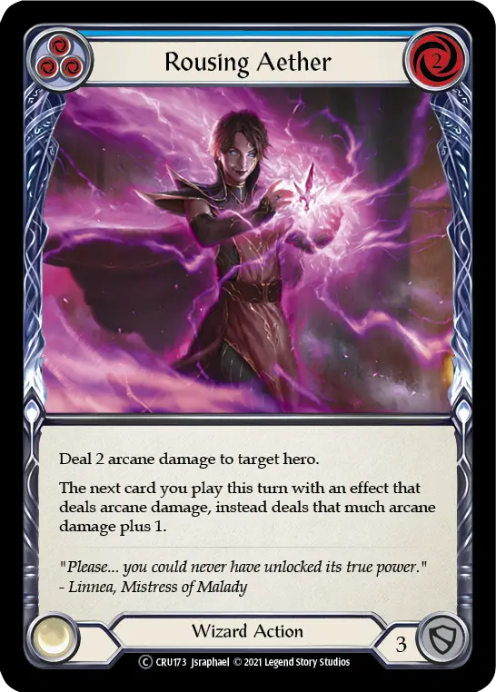 Card: Rousing Aether (blu)