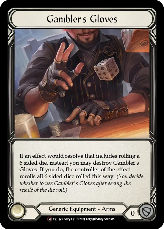 Card: Gambler's Gloves