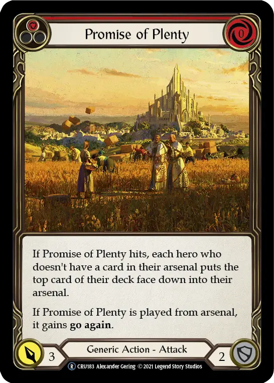 Card: Promise of Plenty (red)