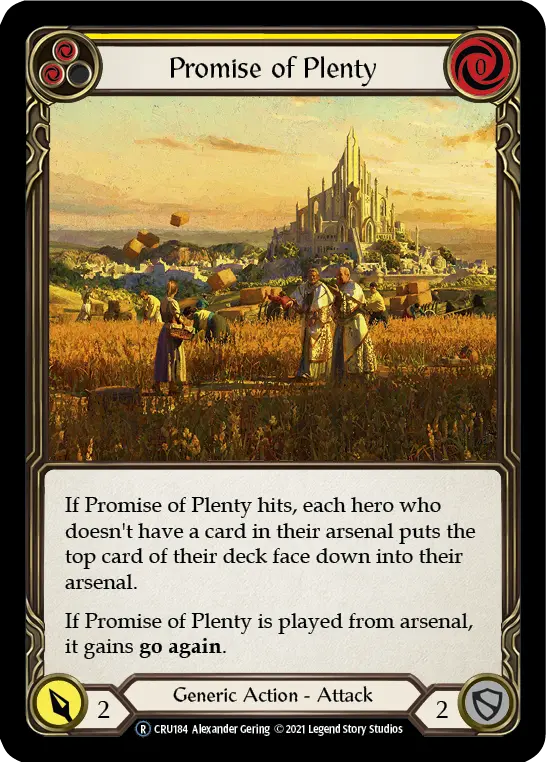 Card: Promise of Plenty (yel)