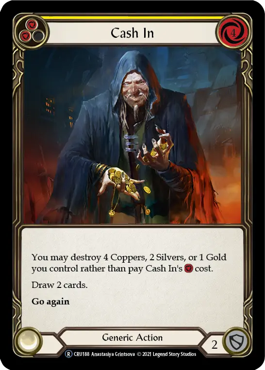 Card: Cash In (yel)