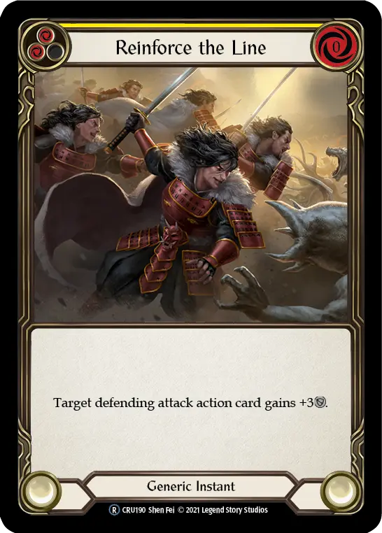 Card: Reinforce the Line (yel)
