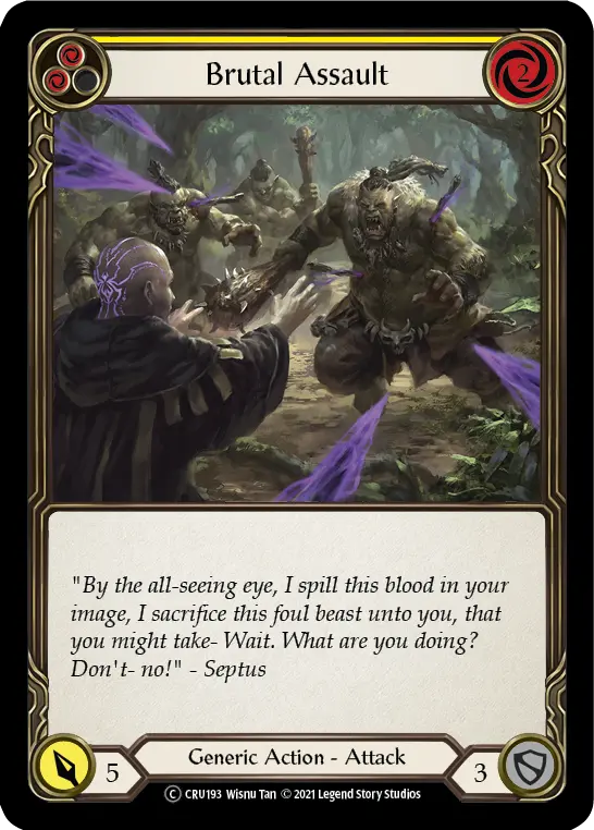 Card: Brutal Assault (yel)