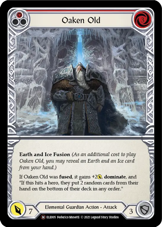 Card: Oaken Old (red)