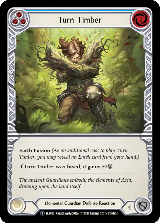 Card: Turn Timber (blu)