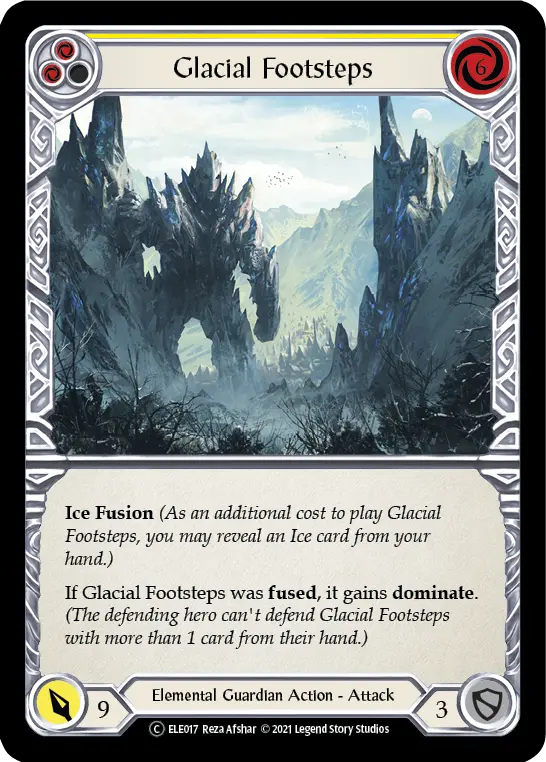 Card: Glacial Footsteps (yel)