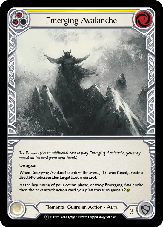 Card: Emerging Avalanche (yel)