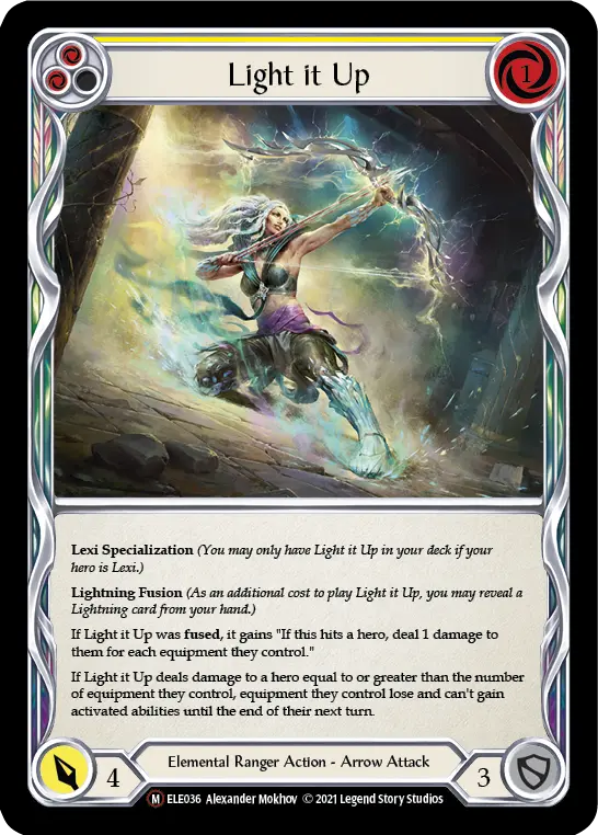 Card: Light it Up (yel)