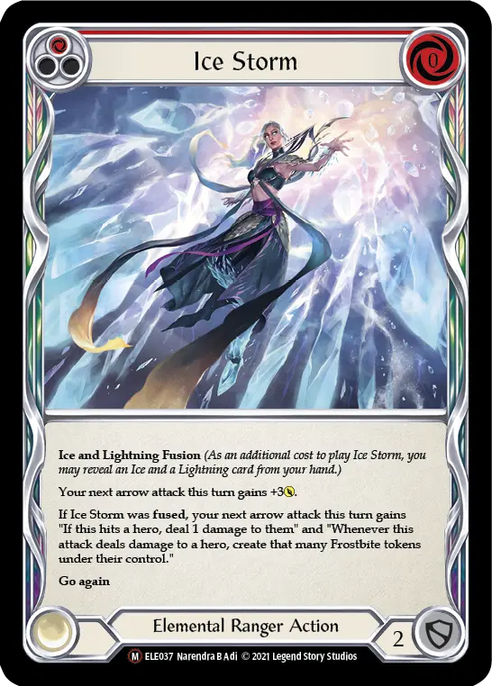 Card: Ice Storm (red)