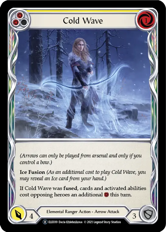 Card: Cold Wave (yel)