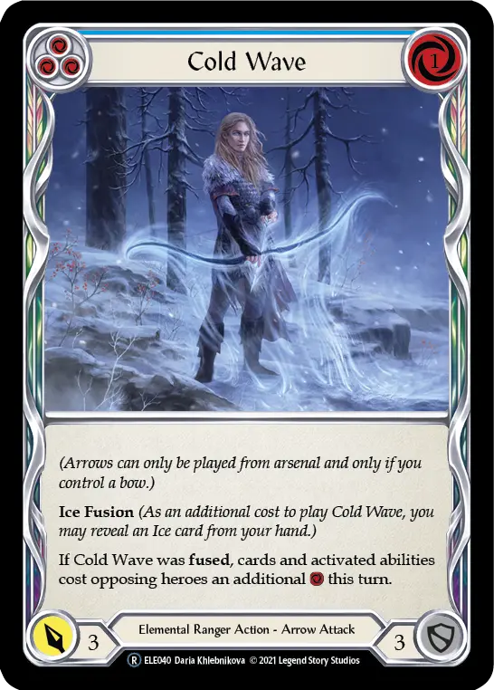 Card: Cold Wave (blu)