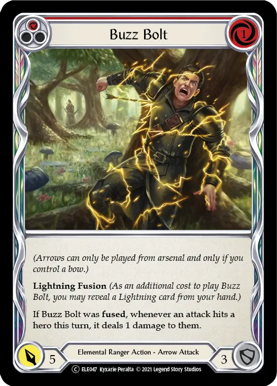 Card: Buzz Bolt (red)