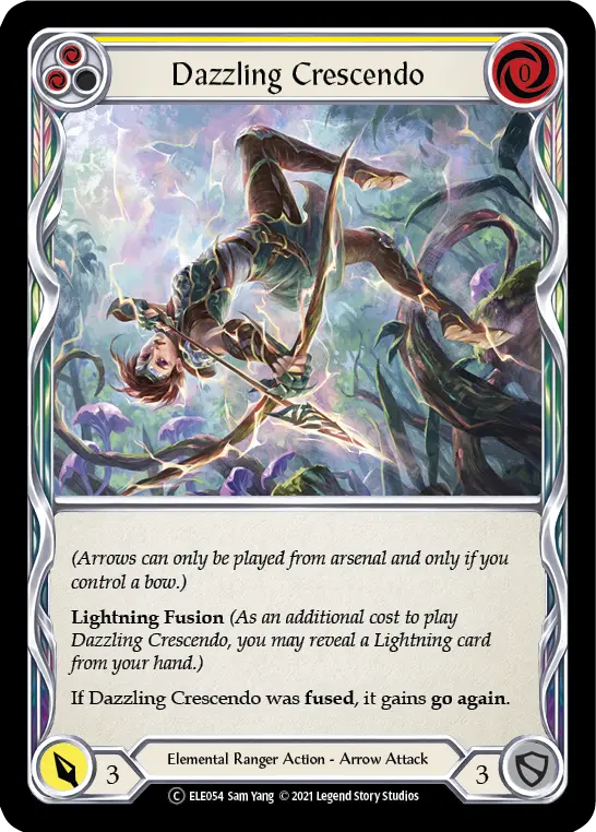 Card: Dazzling Crescendo (yel)
