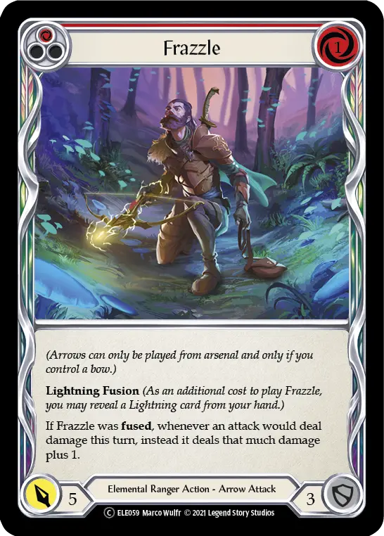 Card: Frazzle (red)
