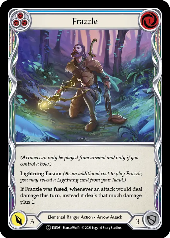 Card: Frazzle (blu)
