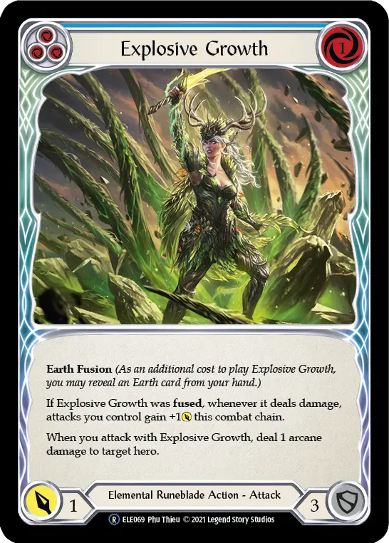 Card: Explosive Growth (blu)