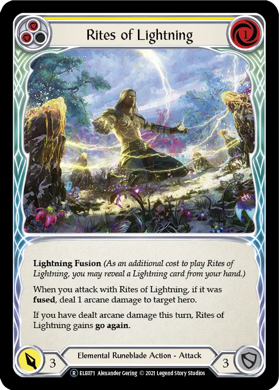 Card: Rites of Lightning (yel)