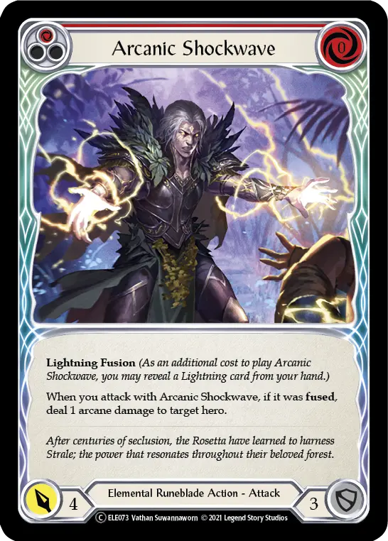 Card: Arcanic Shockwave (red)