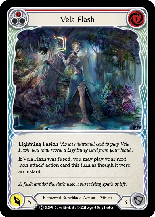 Card: Vela Flash (red)