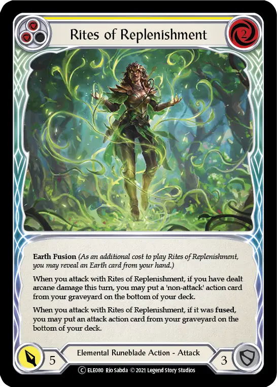 Card: Rites of Replenishment (yel)