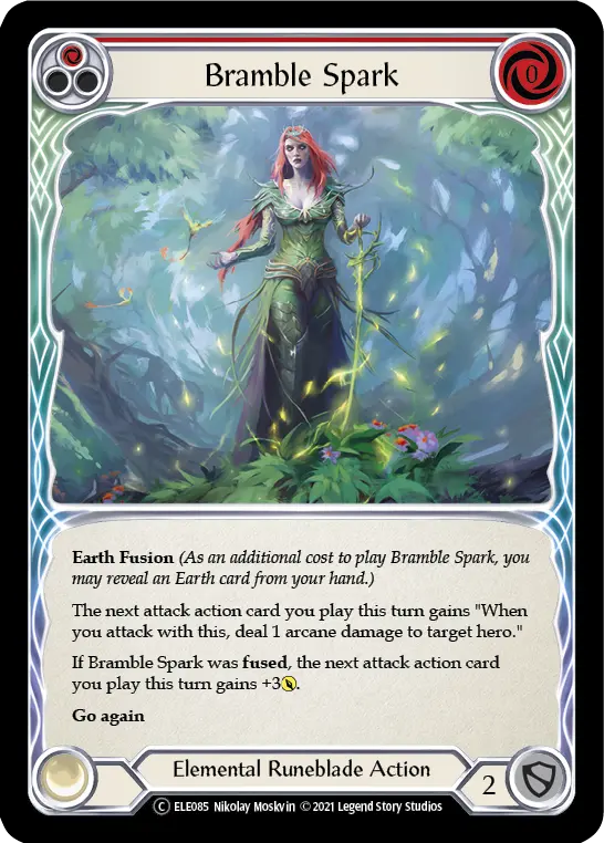 Card: Bramble Spark (red)