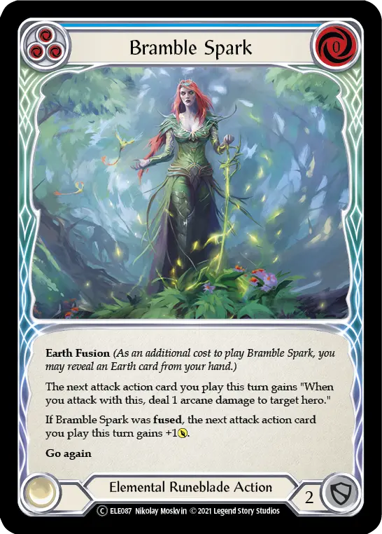 Card: Bramble Spark (blu)